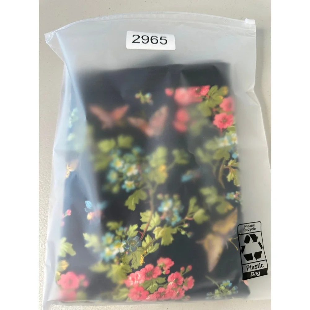 Oasis Floral Butterfly Print Pencil Skirt Womens Size 12 Black Boho Whimsigoth